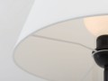 Lampa podłogowa Shade Floor biały klosz czarna podstawa