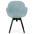 Krzesło Malmo tapicerowane miętowe