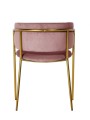 Krzesło Evia Gold różowe