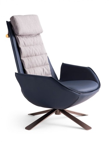 Fotel Toronto niebieski