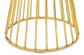 Stół Glam Walnut podstawa złota