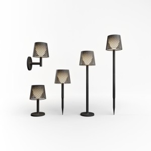 Lampa ogrodowa Greta Solar czarna 5 w 1 