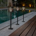 Lampa ogrodowa Greta Solar czarna 5 w 1 