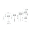 Lampa ogrodowa Greta Solar czarna 5 w 1 