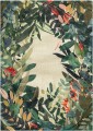 Nowoczesny dywan drukowany w kwiaty Estival Caliente