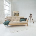 Mexico sofa bed kremowa