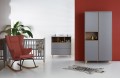 Szare łóżeczko niemowlęce Quax Loft 120x60