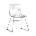 Krzesło metalowe Wire chromowane HKLiving