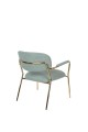 Fotel Jolien Arm złoty/ jasno zielony White Label Living