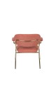 Fotel Jolien Arm złoty/ różowy White Label Living