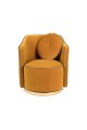 Fotel Sassy Granny musztardowy Bold Monkey