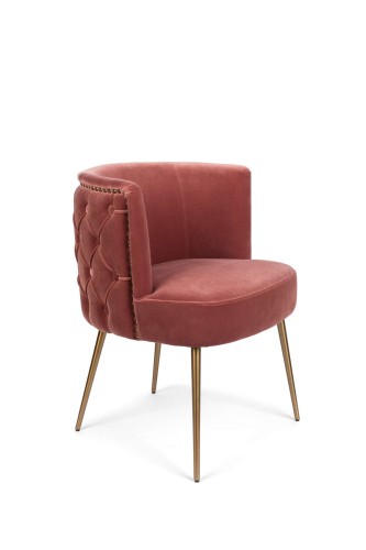 Krzesło Such a stud postarzany róż Bold Monkey