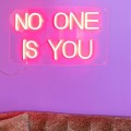 Dekoracja ścienna neon No one is you