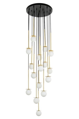 Złota lampa wisząca Cannon Disc 16