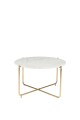 Stolik kawowy Timpa biały marmur 50 White Label Living