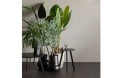 Czarny metalowy stolik kawowy Fer 70cm Wood