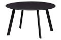 Czarny metalowy stolik kawowy Fer 70cm Wood