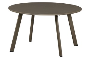 Oliwkowy metalowy stolik kawowy Fer 70cm Wood 