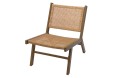 Fotel Puk armchair aluminiowy naturalny Wood