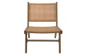 Fotel Puk armchair aluminiowy naturalny Wood