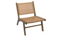 Fotel Puk armchair aluminiowy naturalny Wood