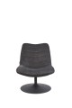 Fotel Bubba antracytowy Zuiver