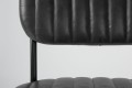 Krzesło Jake Worn czarne White Label Living