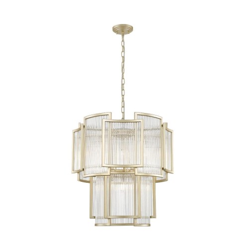 Żyrandol Sergio złoty