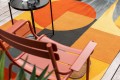 Nowoczesny Dywan zewnętrzny w geometryczny wzór MATISSE 