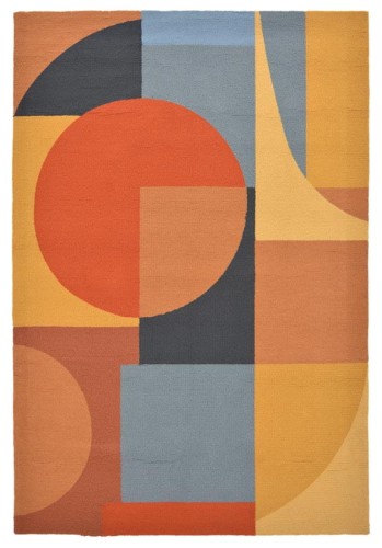 Nowoczesny Dywan zewnętrzny w geometryczny wzór MATISSE 