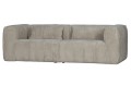 Sofa 3,5 osobowa w sztruksowej tapicerce Bean natural