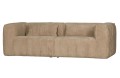 Sofa 3,5 osobowa w sztruksowej tapicerce Bean travertin