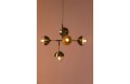 Lampa wisząca Globular antyczny mosiądz
