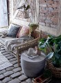 Bambusowa sofa ogrodowa Sole z poduszką Bloomingville