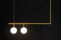 Lampa wisząca Astra 2 antyczny mosiądz