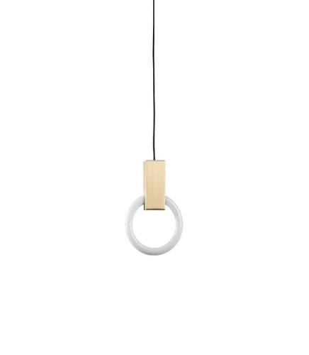 Lampa wisząca Hopp 40 antyczny mosiądz