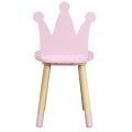 Krzesło dziecięce różowa księżniczka