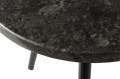 Stolik kawowy blat granit labradoryt czarne nogi