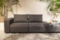 Outdoor Sofa Breeze 3 osobowa Antracytowa lewa