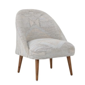 Beżowy fotel w stylu Vintage