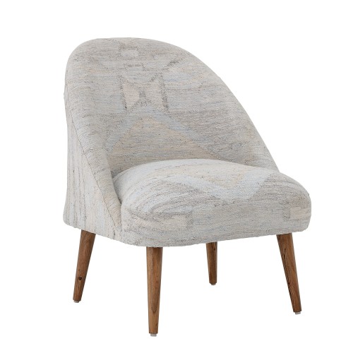 Beżowy fotel w stylu Vintage