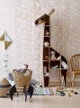Dziecięcy regał na książki pleciony Boho Żyrafa