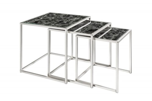 Zestaw 3 stolików Elements Invicta