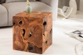 Stolik kawowy z drewna tekowego Square 40 Invicta