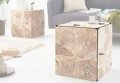 Stolik kawowy z drewna tekowego Square 40 Invicta