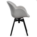 Krzesło Malmo tapicerowane szare