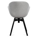 Krzesło Malmo tapicerowane szare
