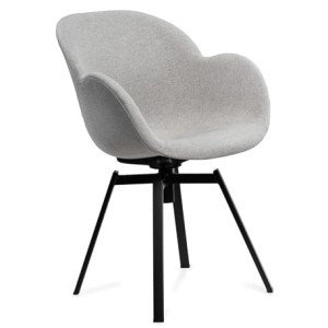 Krzesło Malmo tapicerowane szare