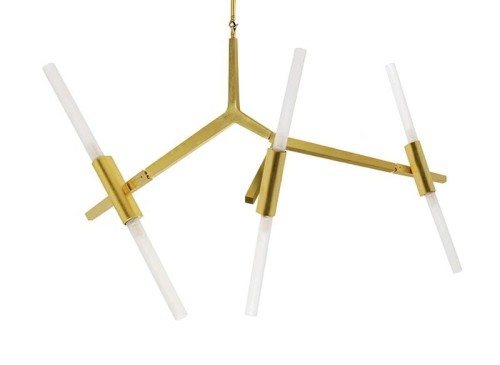Lampa Candelabr 6 złota Moosee