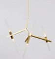 Lampa Candelabr 6 złota Moosee